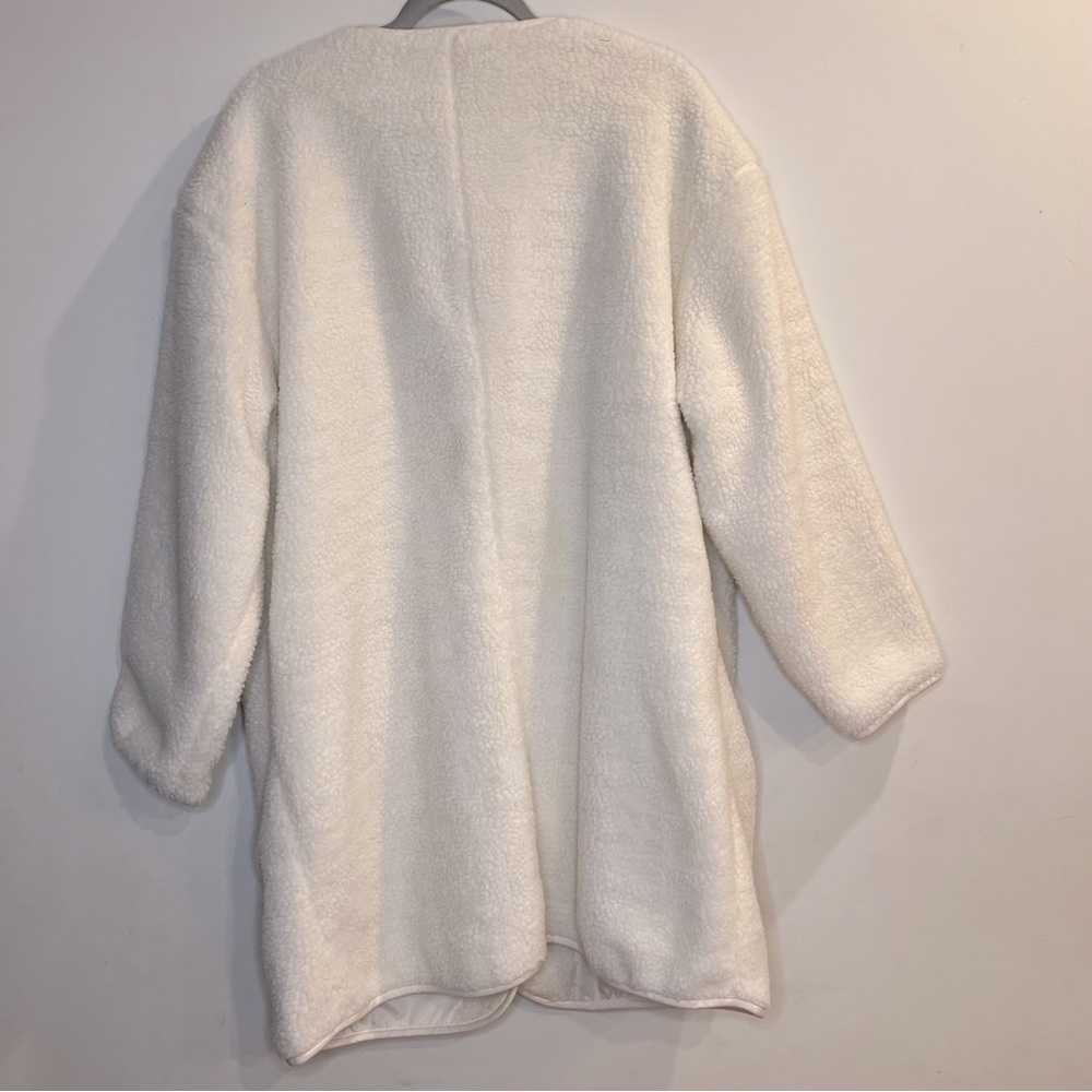 Ava & Viv Sherpa Overcoat Jacket - Size 0x 16/18-… - image 4